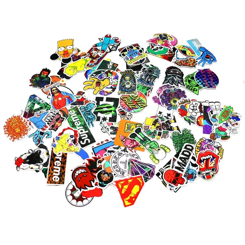 100 pieces DIY Colour Random Sticker Bomb Decals