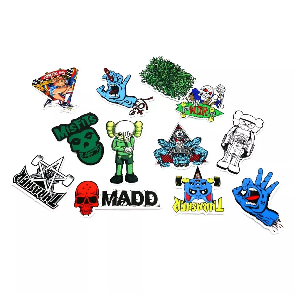 100 pieces DIY Colour Random Sticker Bomb Decals