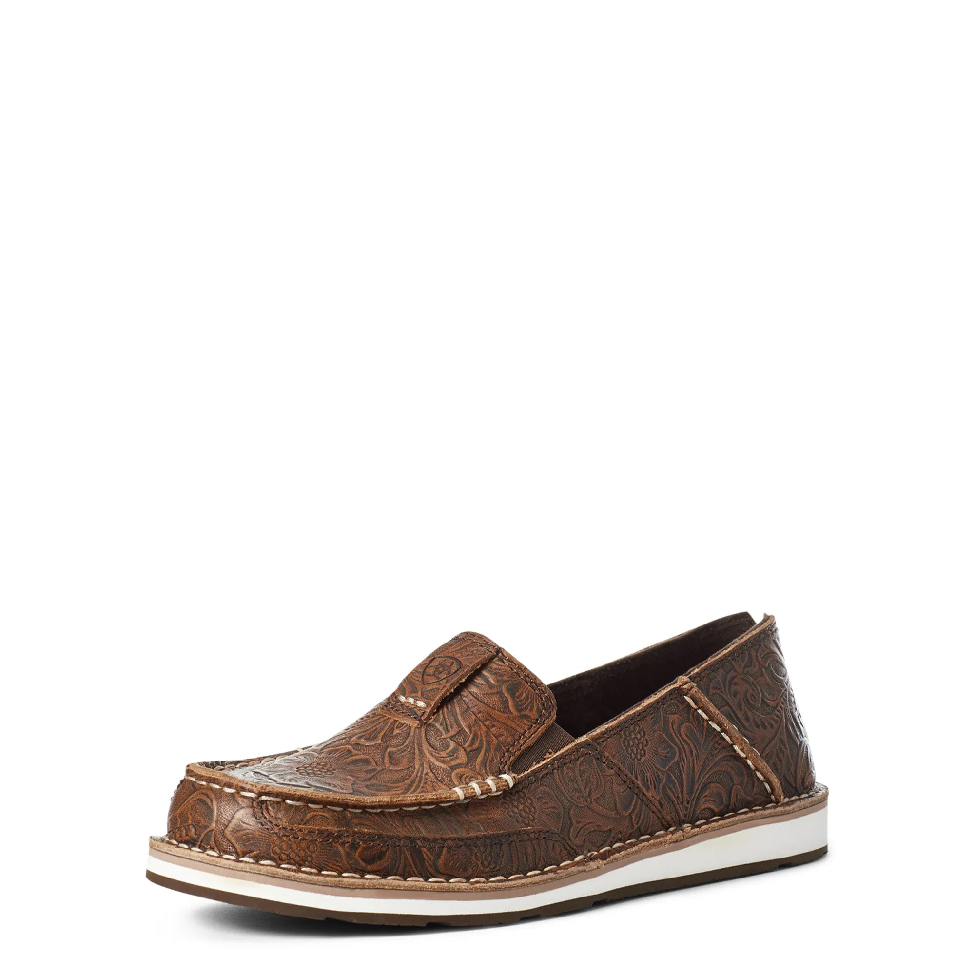 10035831 Ariat Womens Cruiser Brown Floral Emboss