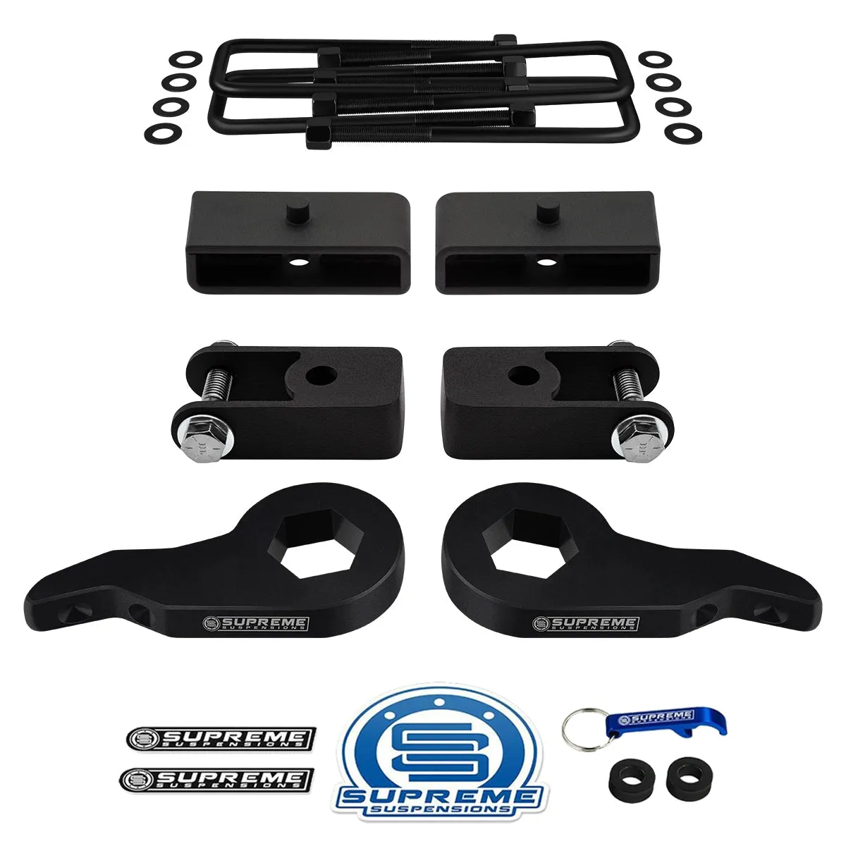 1999-2007 GMC Sierra 1500 Full Suspension Lift Kit 4WD   Shock Extenders
