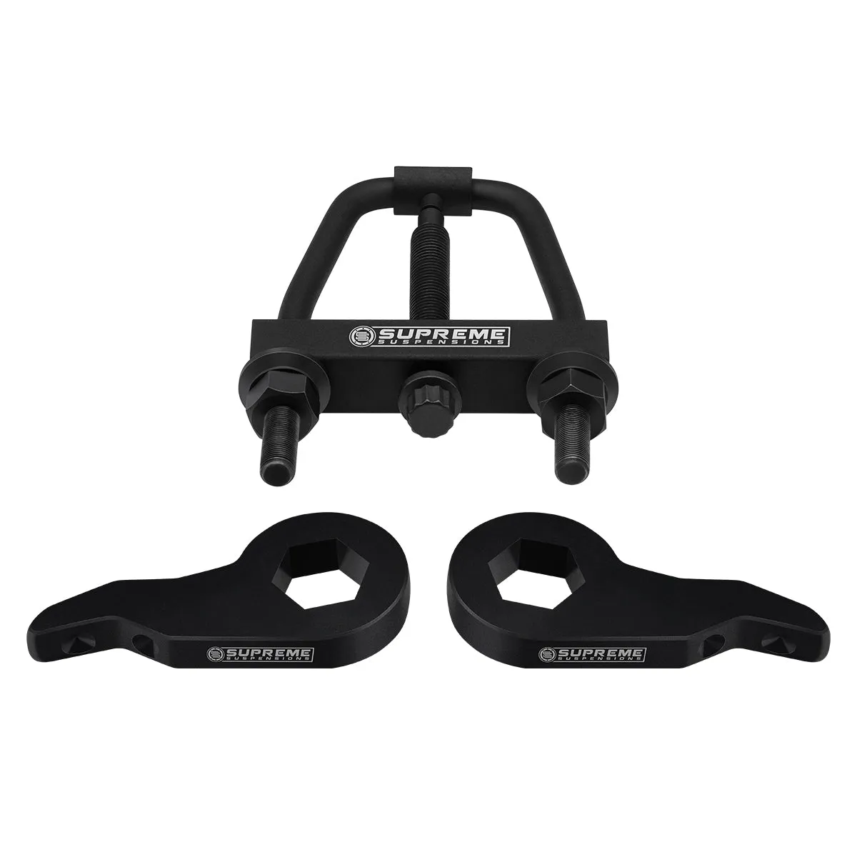 2000-2006 Chevy Tahoe Front Suspension Lift Kit w/ Shock Extenders & Install Tool 4WD 4x4