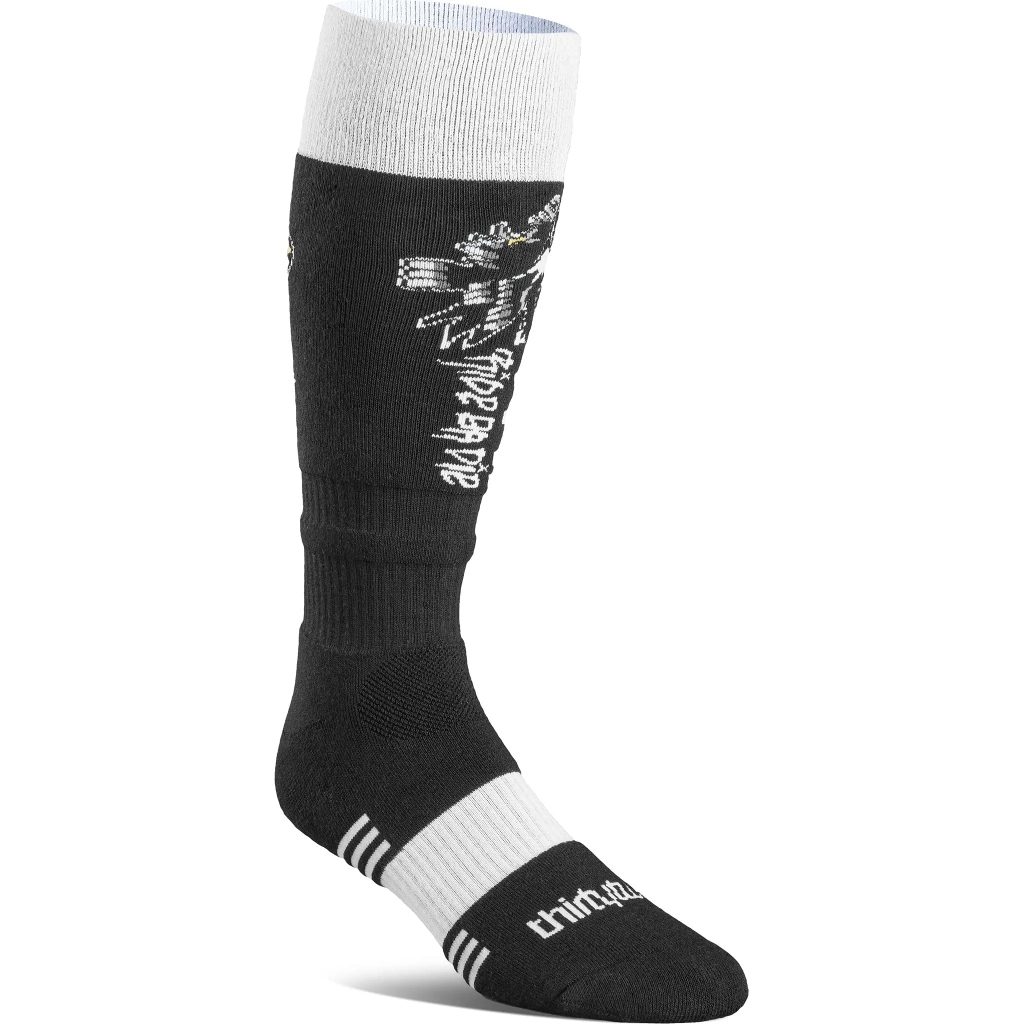 32 TM Coolmax Sock Black White