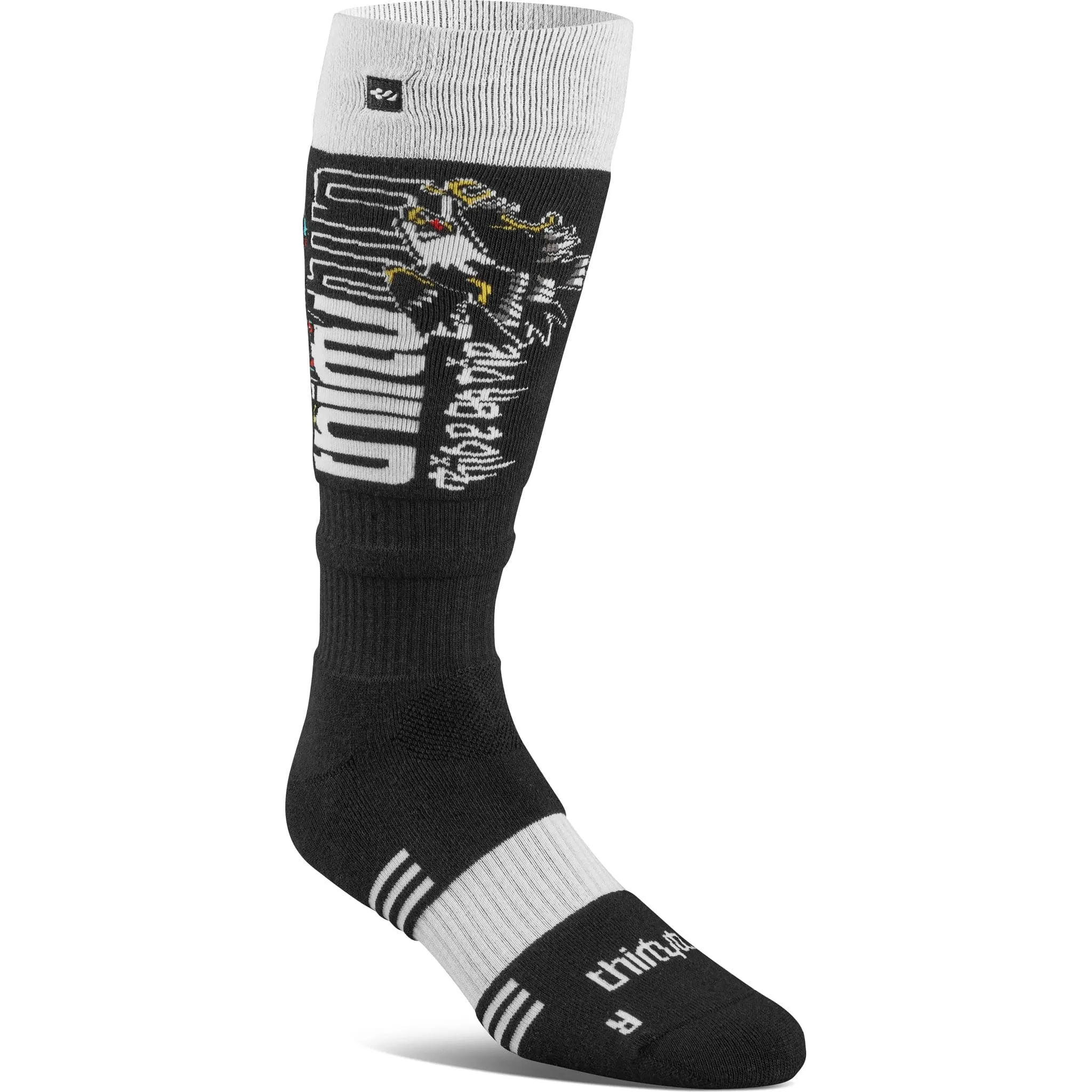 32 TM Coolmax Sock Black White