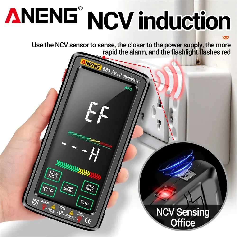 683 Smart Multimeter - High-End Touch, 6000 Counts, Rechargeable