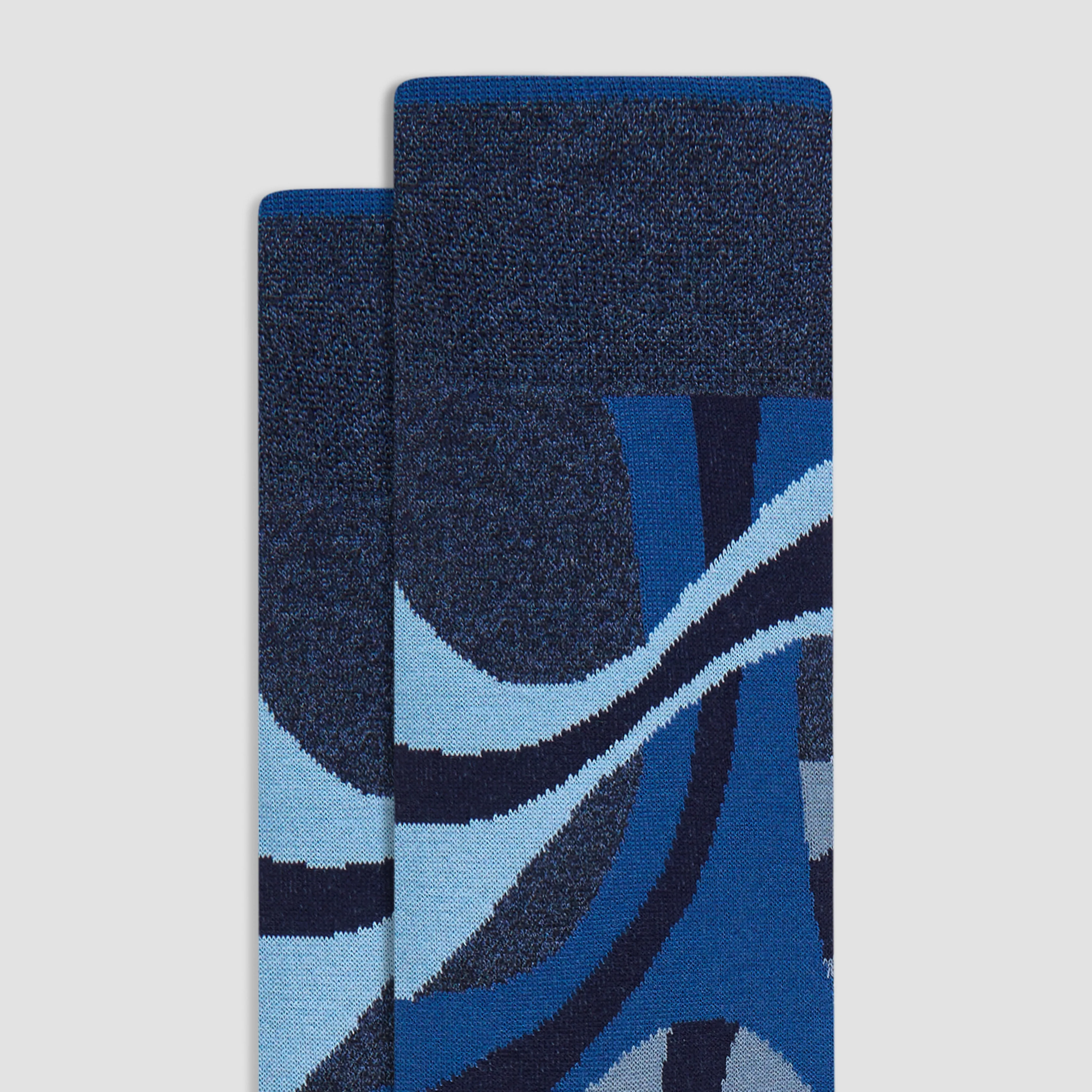 Abstract Mid-Calf Socks