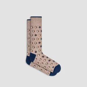 Abstract Mid-Calf Socks