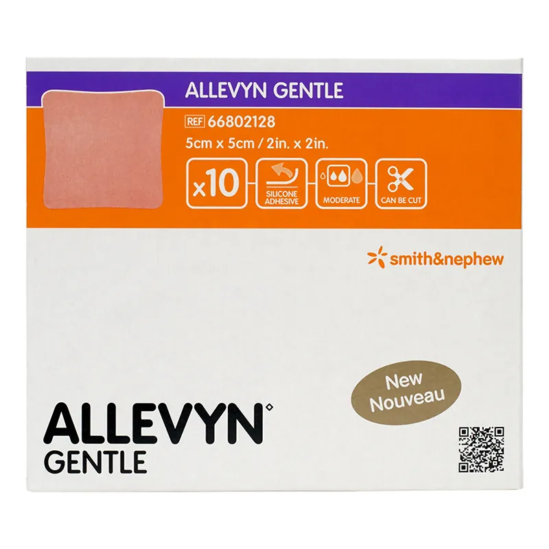 Allevyn Gentle Foam Dressing | 5 x 5cm | Pack of 10