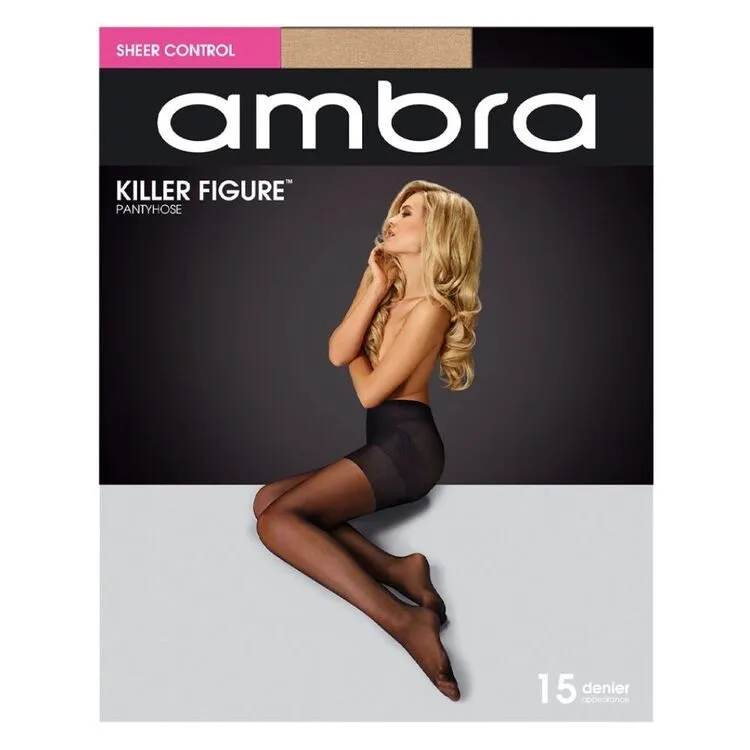 AMBRA Killer Figure Sheer Control Pantyhose