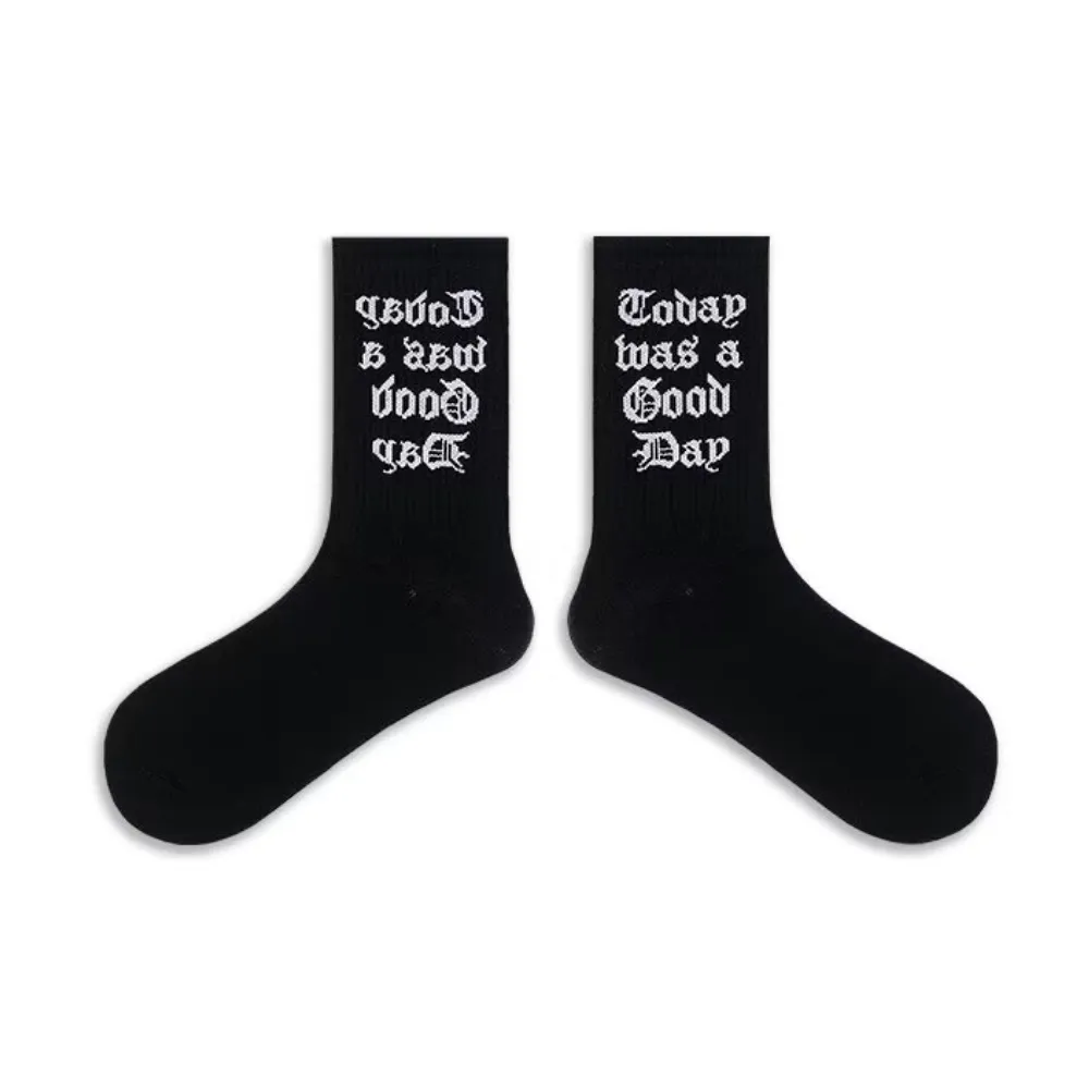 American Street Sanskrit Letter Socks