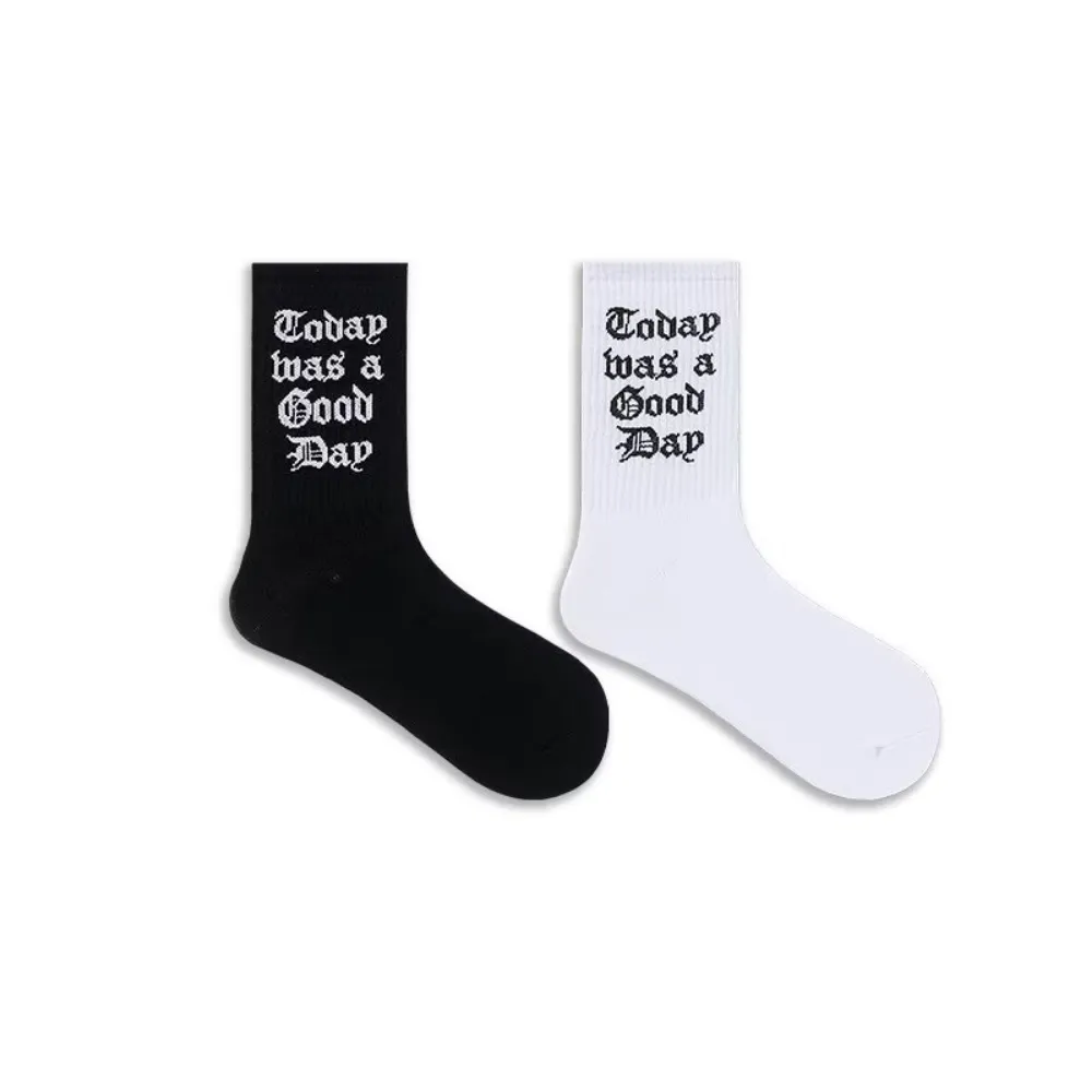 American Street Sanskrit Letter Socks