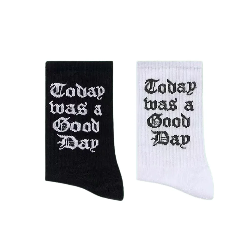 American Street Sanskrit Letter Socks