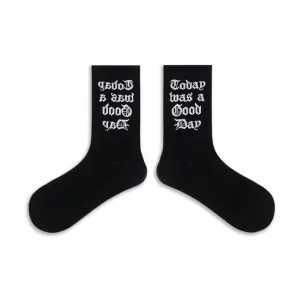 American Street Sanskrit Letter Socks