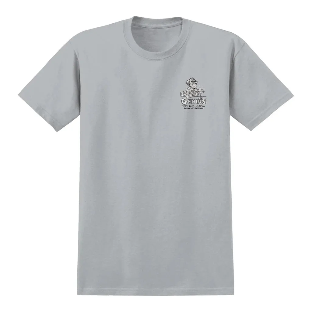 ANTI HERO THE GENIUS TEE - SILVER/GREY/BLACK