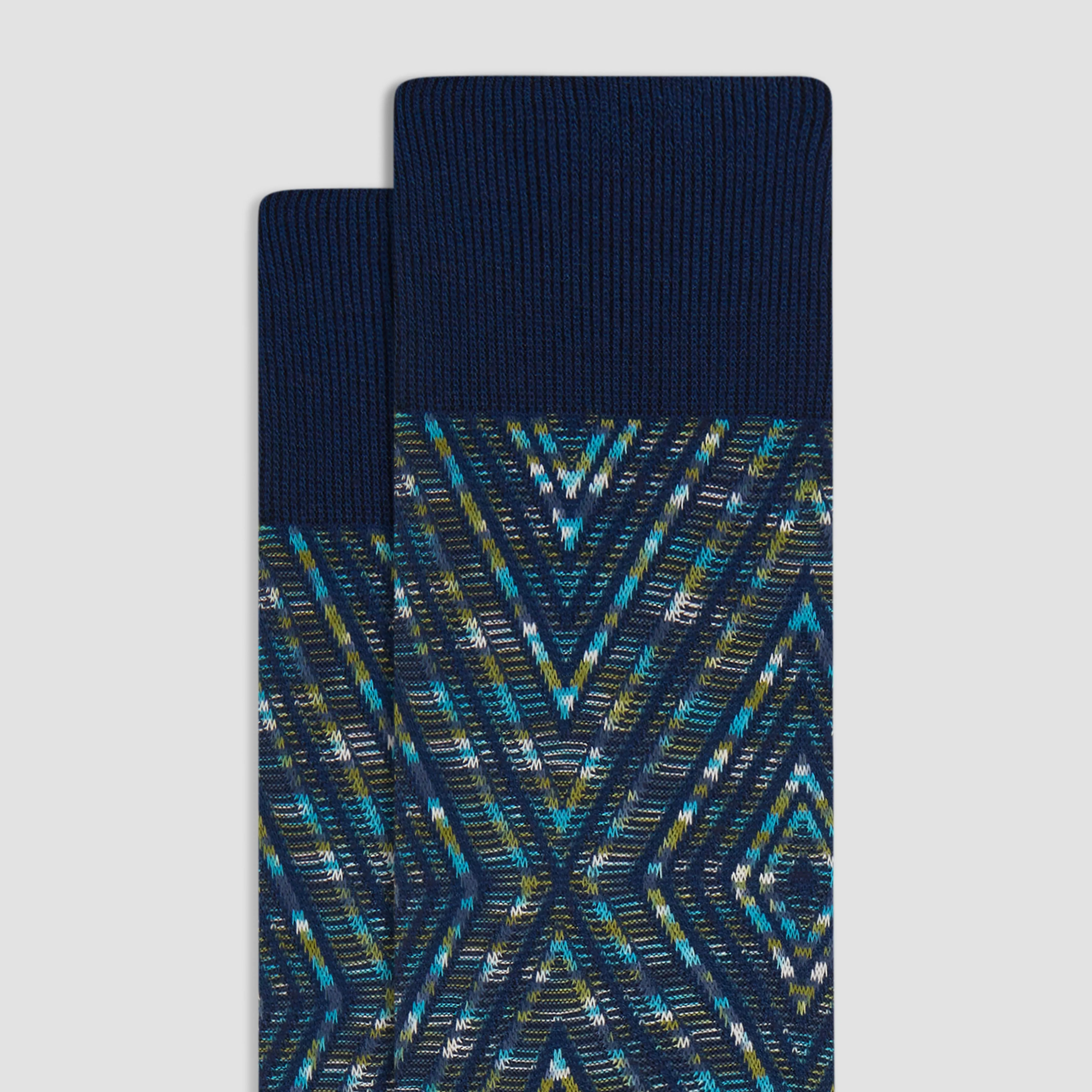 Argyle Mid-Calf Socks