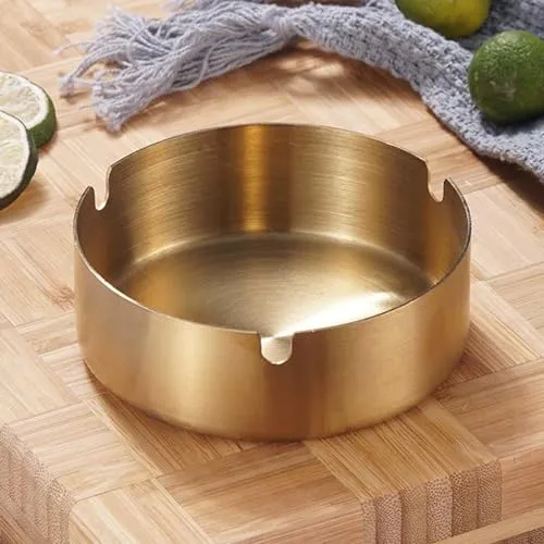 ATORSE 5xAsh Tray Gifts Large Size Craft Creative Ashtray for Pub Garden Desktop