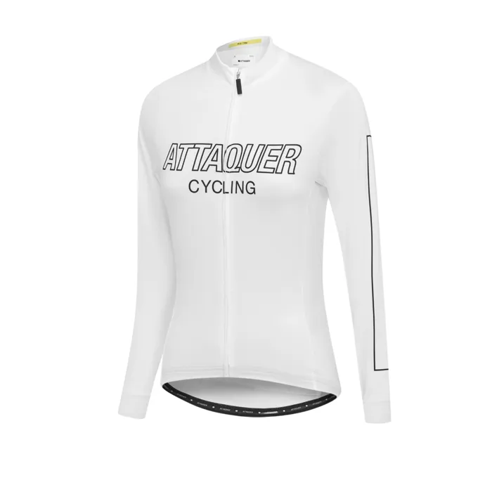 Attaquer Women's All Day Outliner Long Sleeved Jersey - White