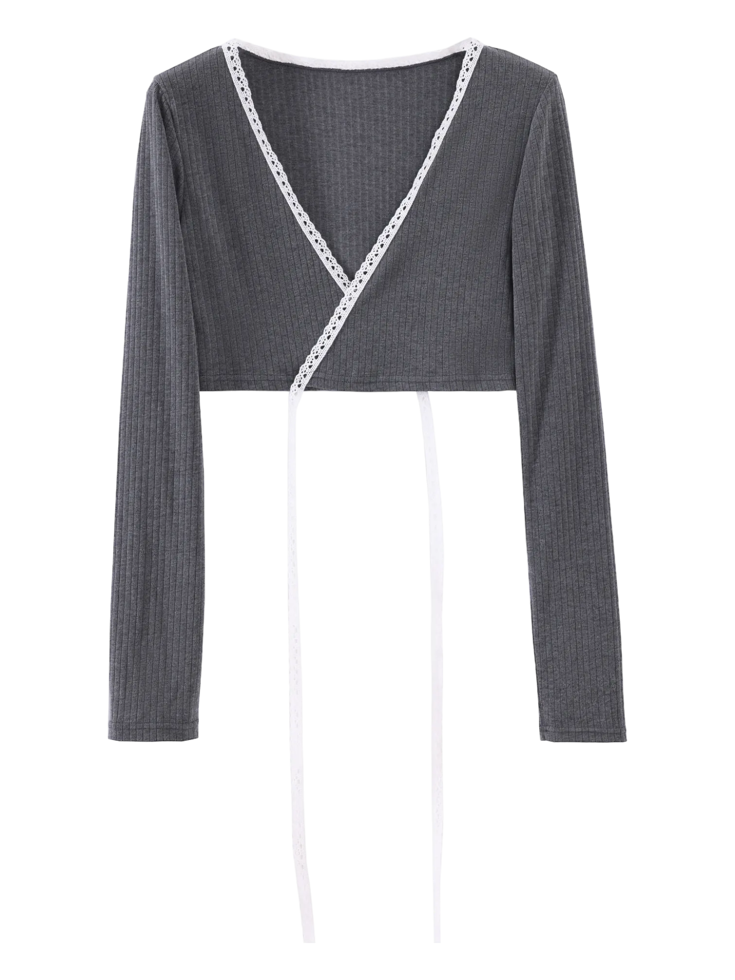 Ballerina Bliss Wrap Cardigan (Grey)