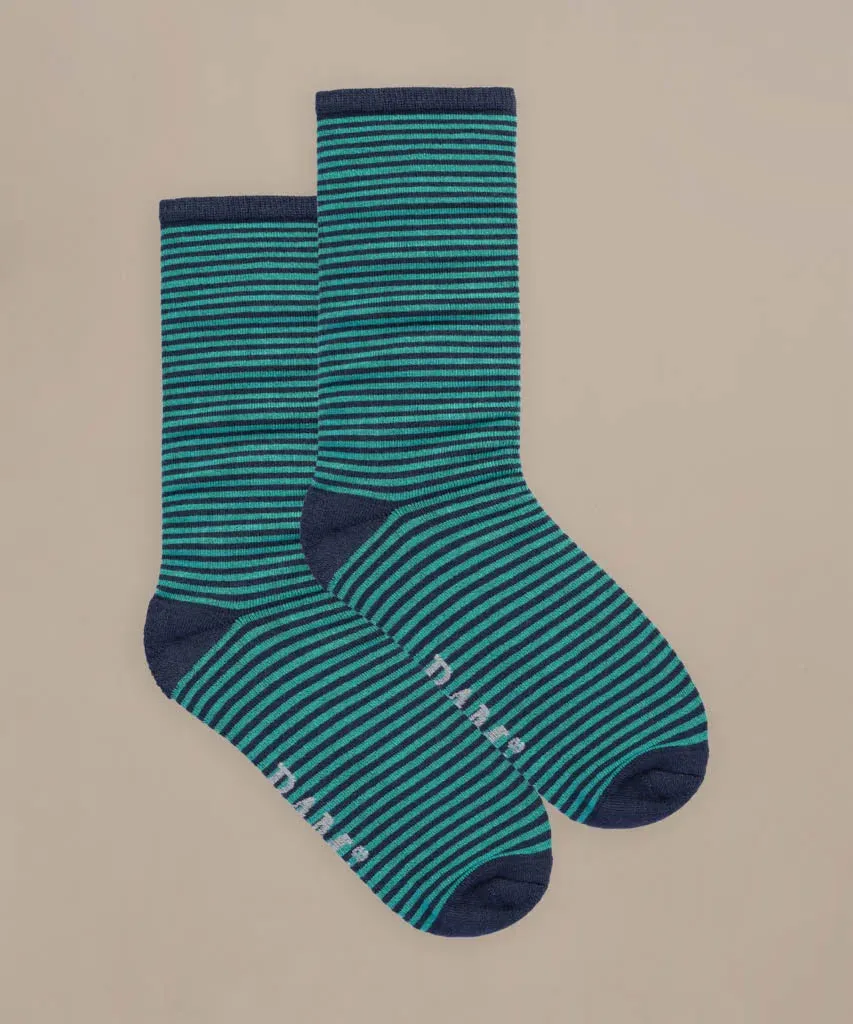 Bamboo Stripe Socks Stokeham by BAM (4 Pairs) Size 12-14