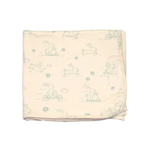 Bamboo Swaddle Blanket (Go Go Bunny Print)