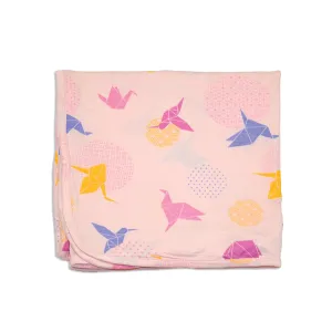 Bamboo Swaddle Blanket (Origami Print)