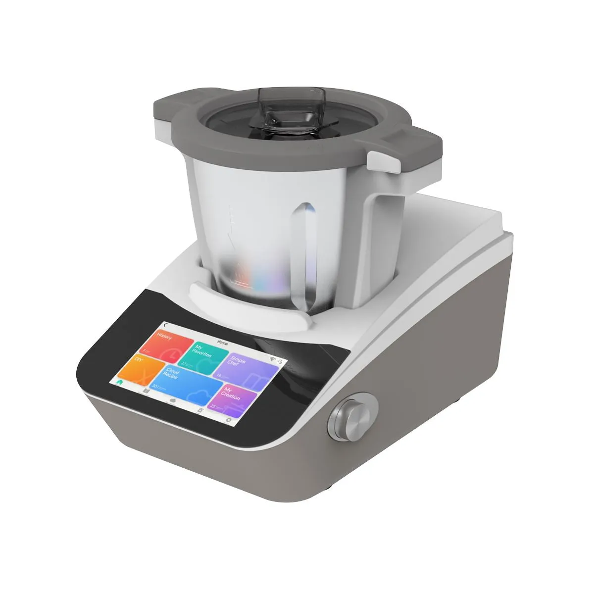 Baridi Smart Kitchen Robot Thermo-Cooker, 18 Preset Functions, 7” TFT Touchscreen