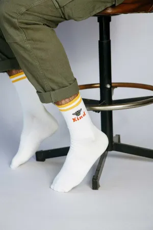 Beholder Bee Kind Crew Sock