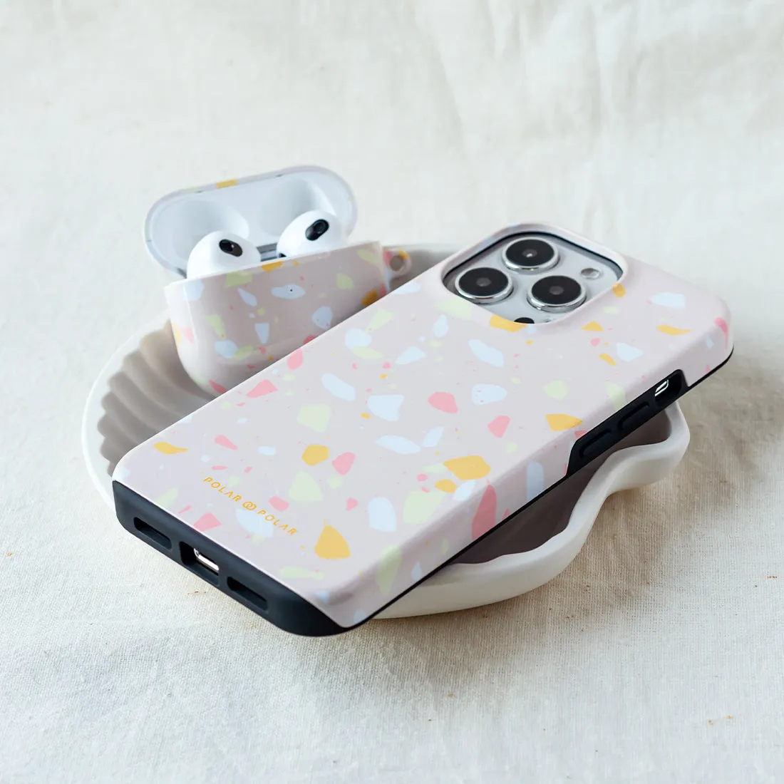 Beige Terrazzo - Custom Samsung Galaxy S23 Ultra 5G Case