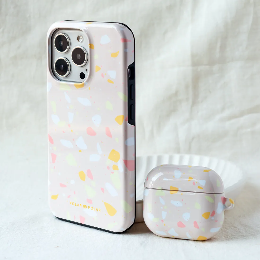 Beige Terrazzo - Custom Samsung Galaxy S23 Ultra 5G Case