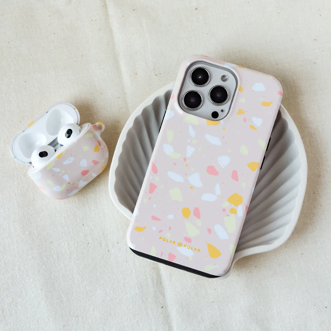Beige Terrazzo - Custom Samsung Galaxy S23 Ultra 5G Case