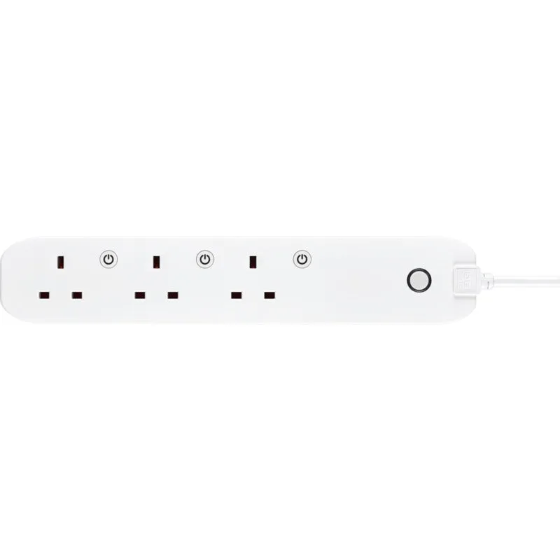 BG EHC31 3 Socket 1m 13A Smart Extension Lead White