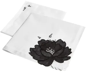 BLACK ROSE HANKIE