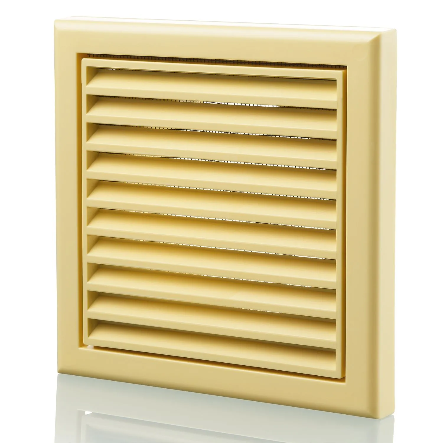 Blauberg DECOR 155X155/100S COTSWOLD STONE Plastic Vented Fixed Blade Air Ventilation Louvred Grille 4" 100mm