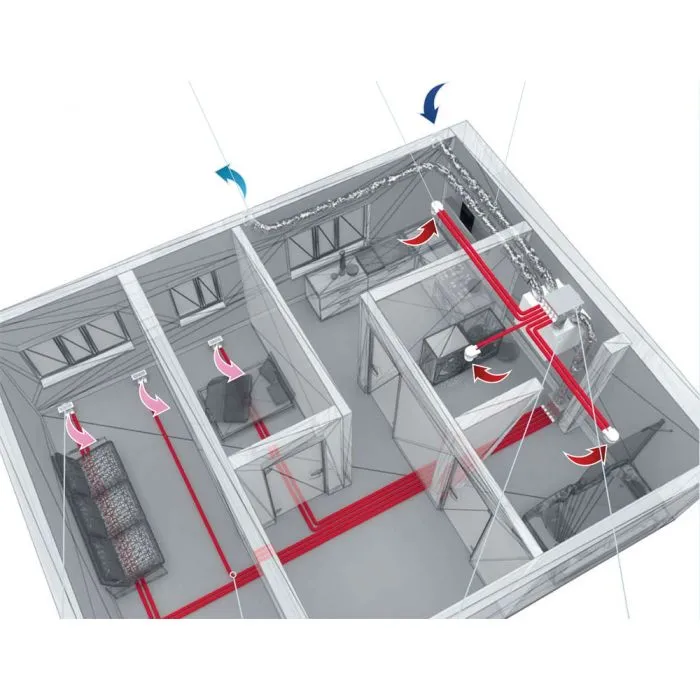 Blauberg EC-SB-160-HK3 Komfort 3-Bed House, Complete Vertical MVHR Heat Recovery Ventilation Kit