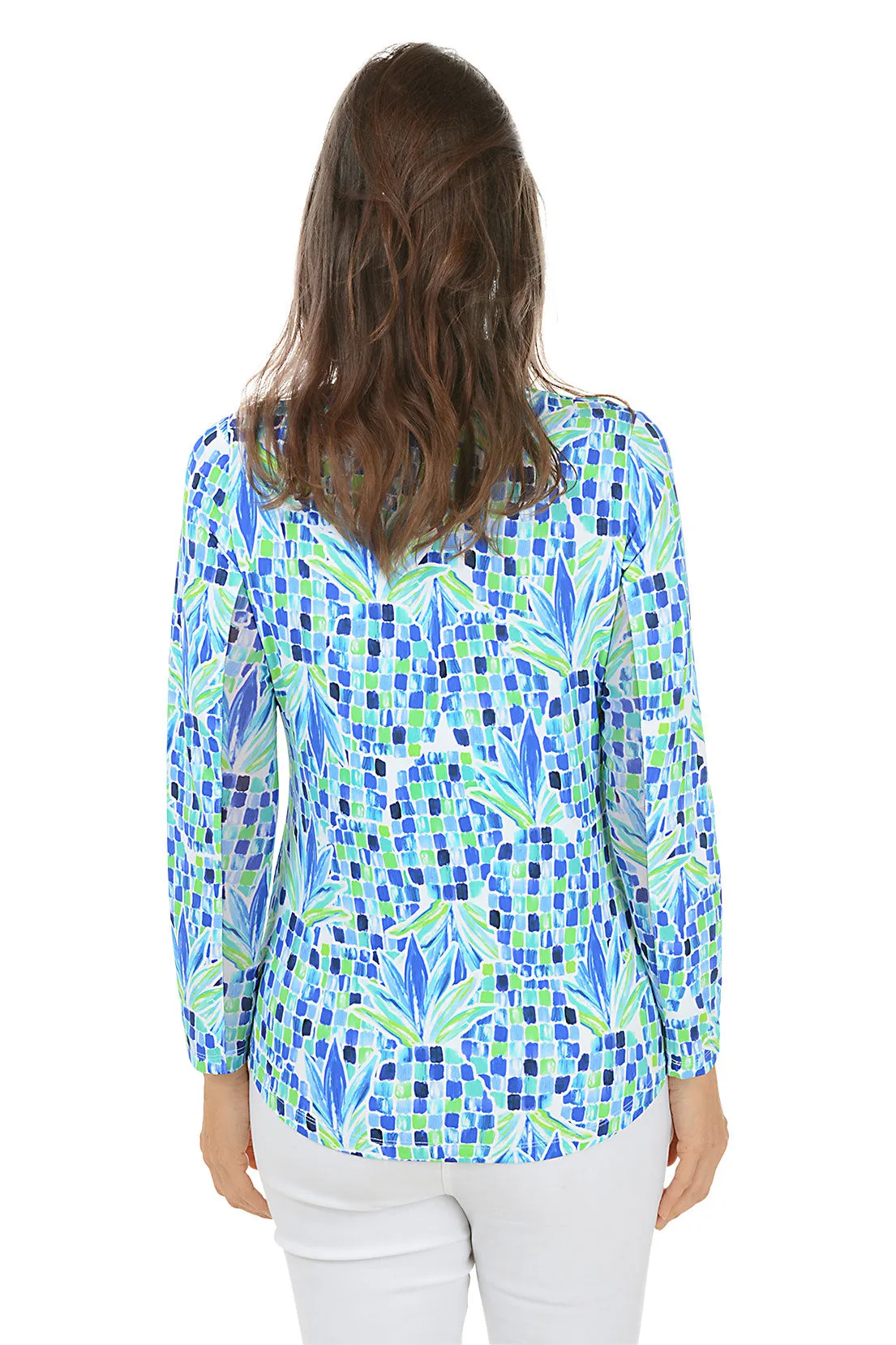 Blue Pineapple UPF50  Sun Shirt