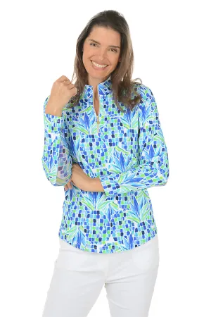 Blue Pineapple UPF50  Sun Shirt