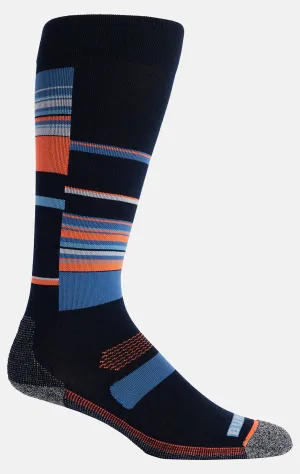 Burton Performance Ultralight Socks Womens Amparo Blue Stripes