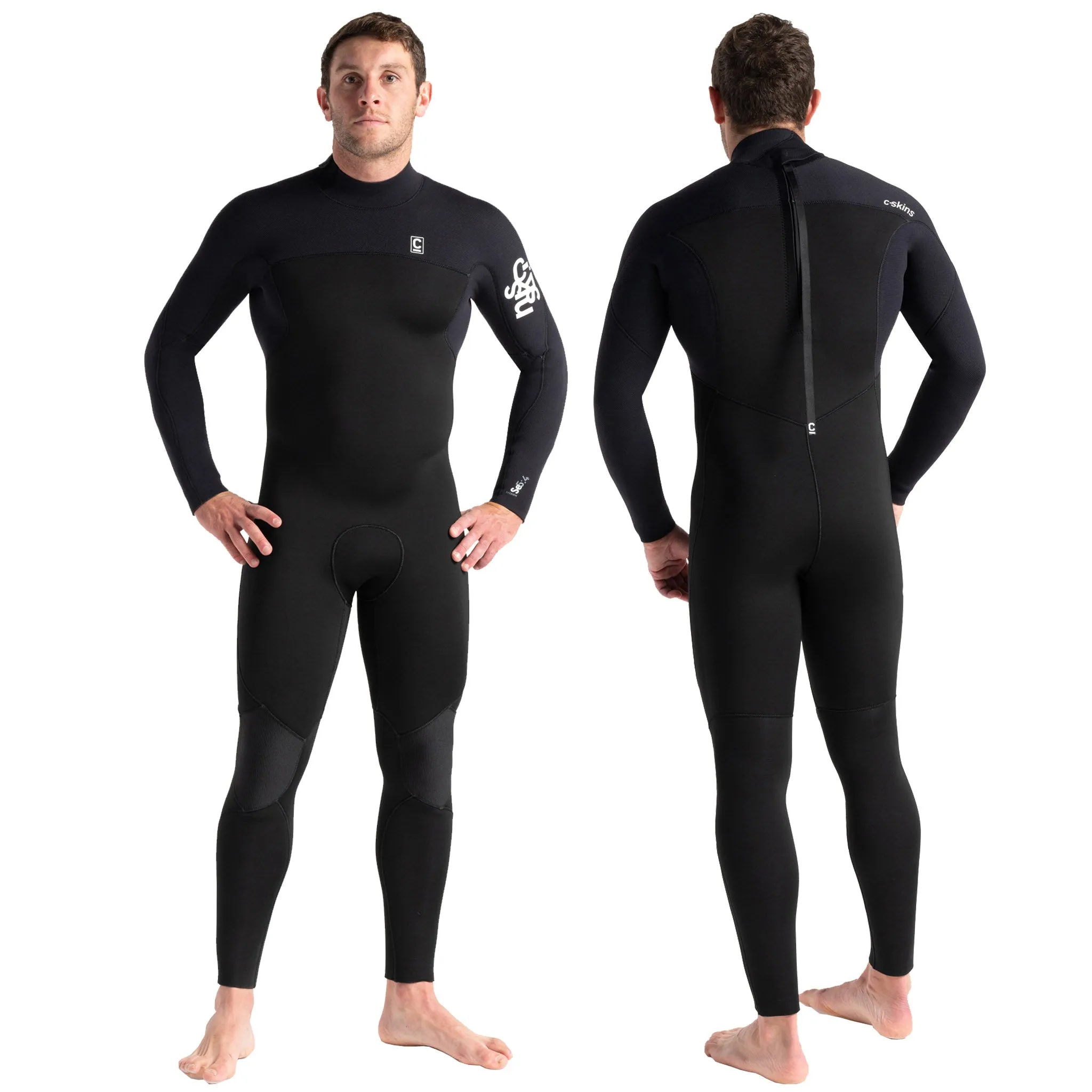 C-Skins Session 5/4/3mm Men's Wetsuit Back Zip