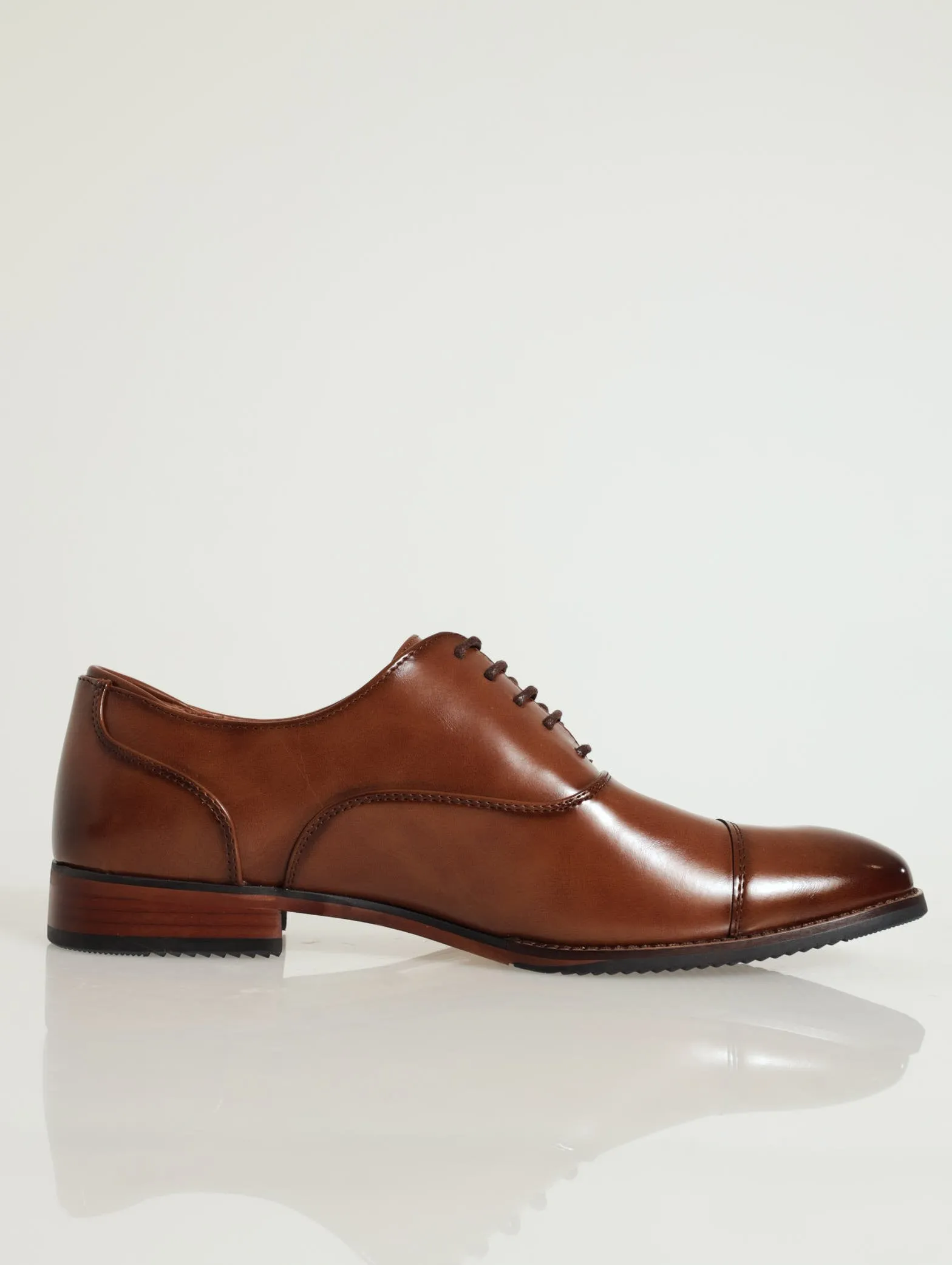 Carlisle Toe Cap Slip-On - Cognac