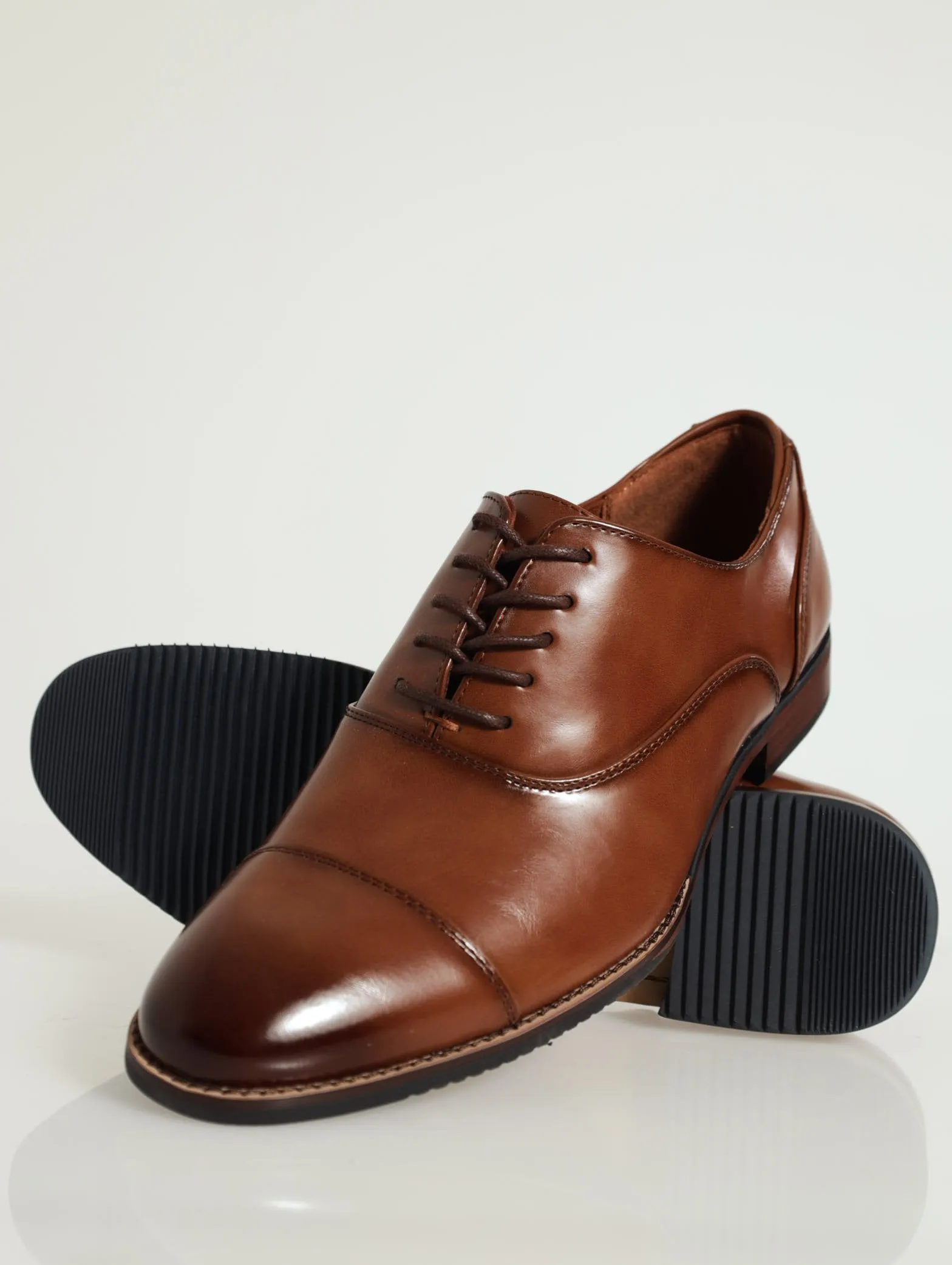 Carlisle Toe Cap Slip-On - Cognac