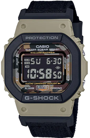 Casio G-Shock Special Color Square Face Desert Camoflague DW-5610SUS-5