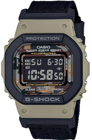 Casio G-Shock Special Color Square Face Desert Camoflague DW-5610SUS-5