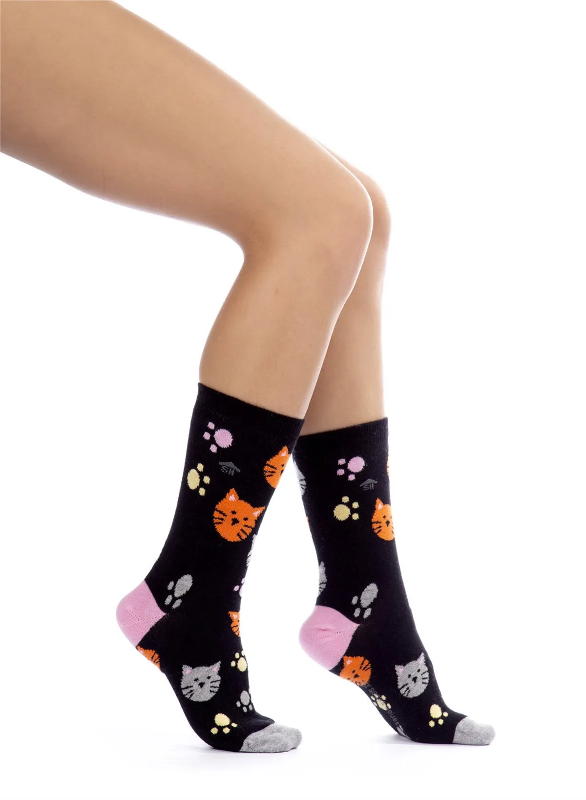 Cat Design Women Socks