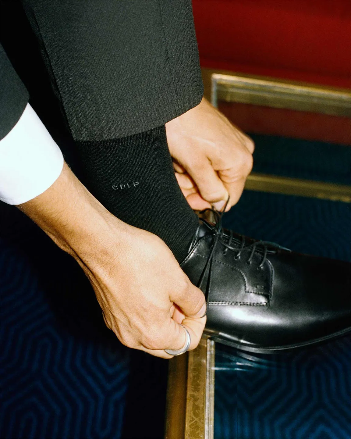 CDLP Mid Length Bamboo Socks in Black