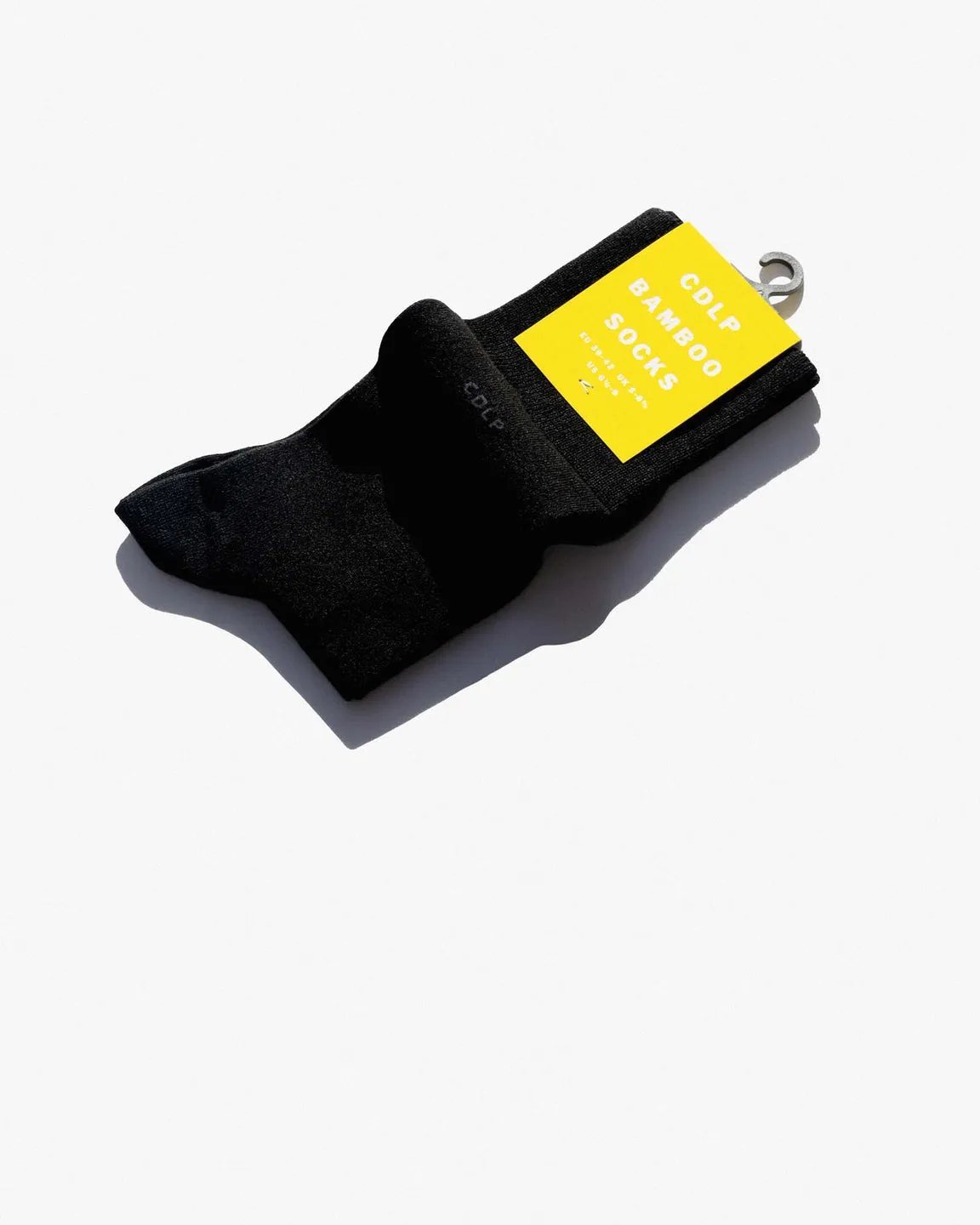 CDLP Mid Length Bamboo Socks in Black