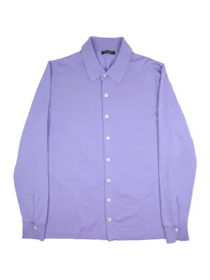 Cesare Attolini Purple Cashmere Cardigan