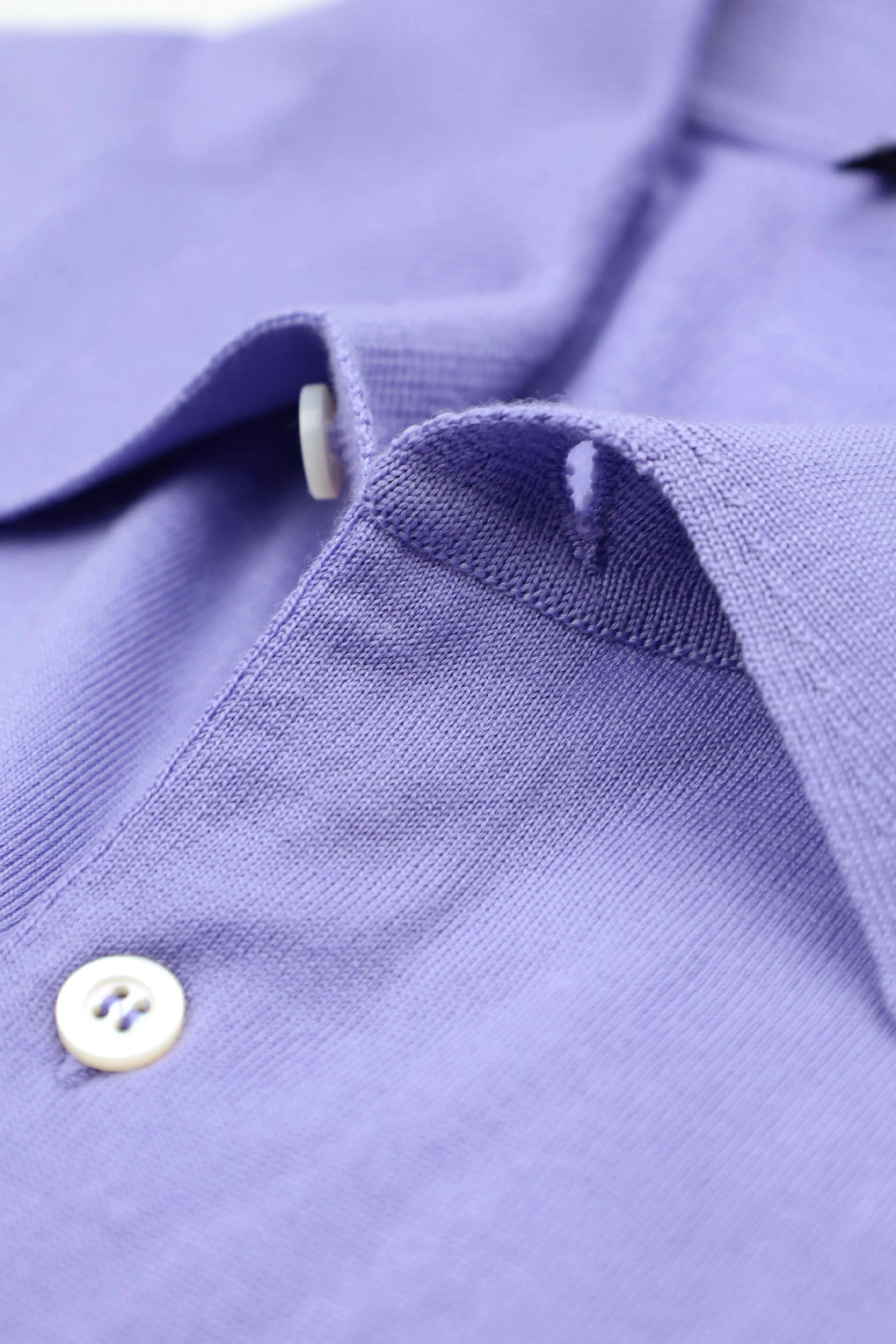 Cesare Attolini Purple Cashmere Cardigan