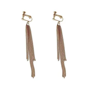 Chain Craze Multi-Layer Tassel Earrings