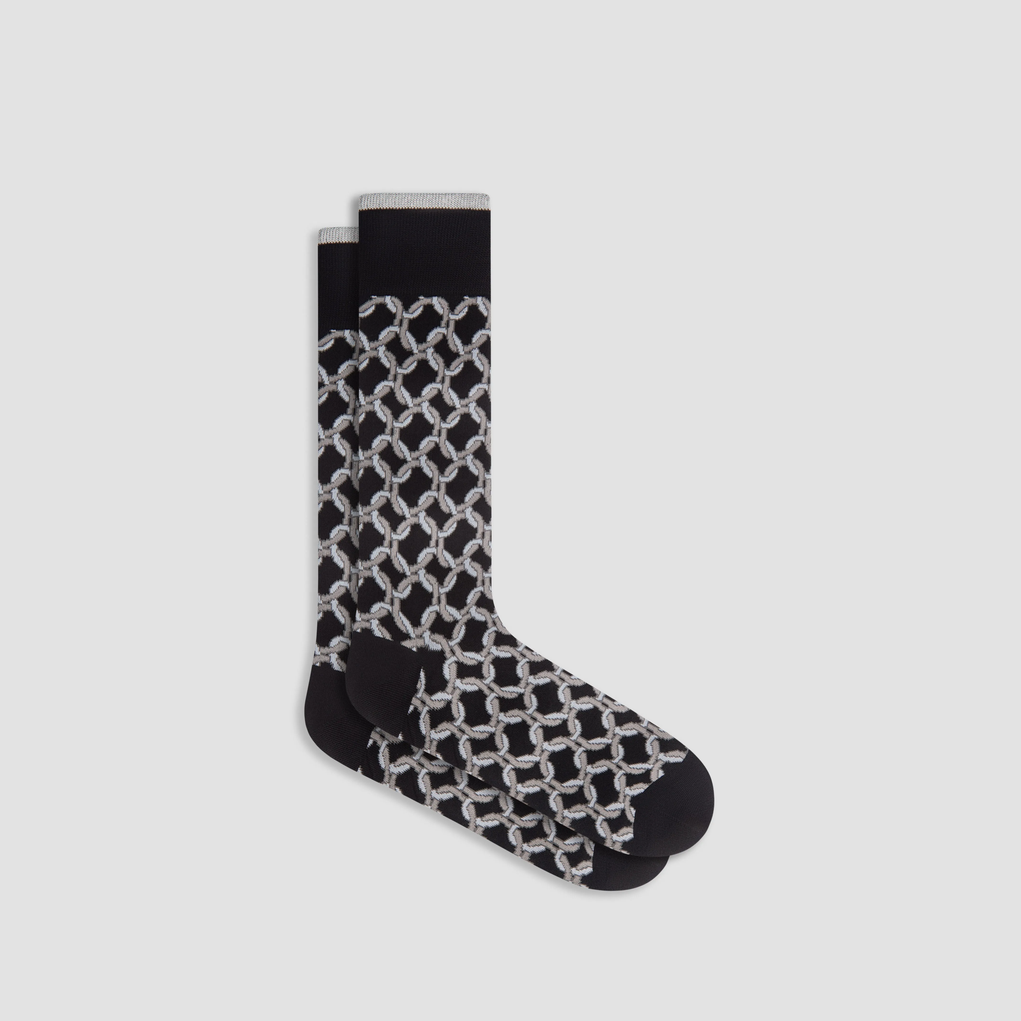 Chain Link Mid-Calf Socks