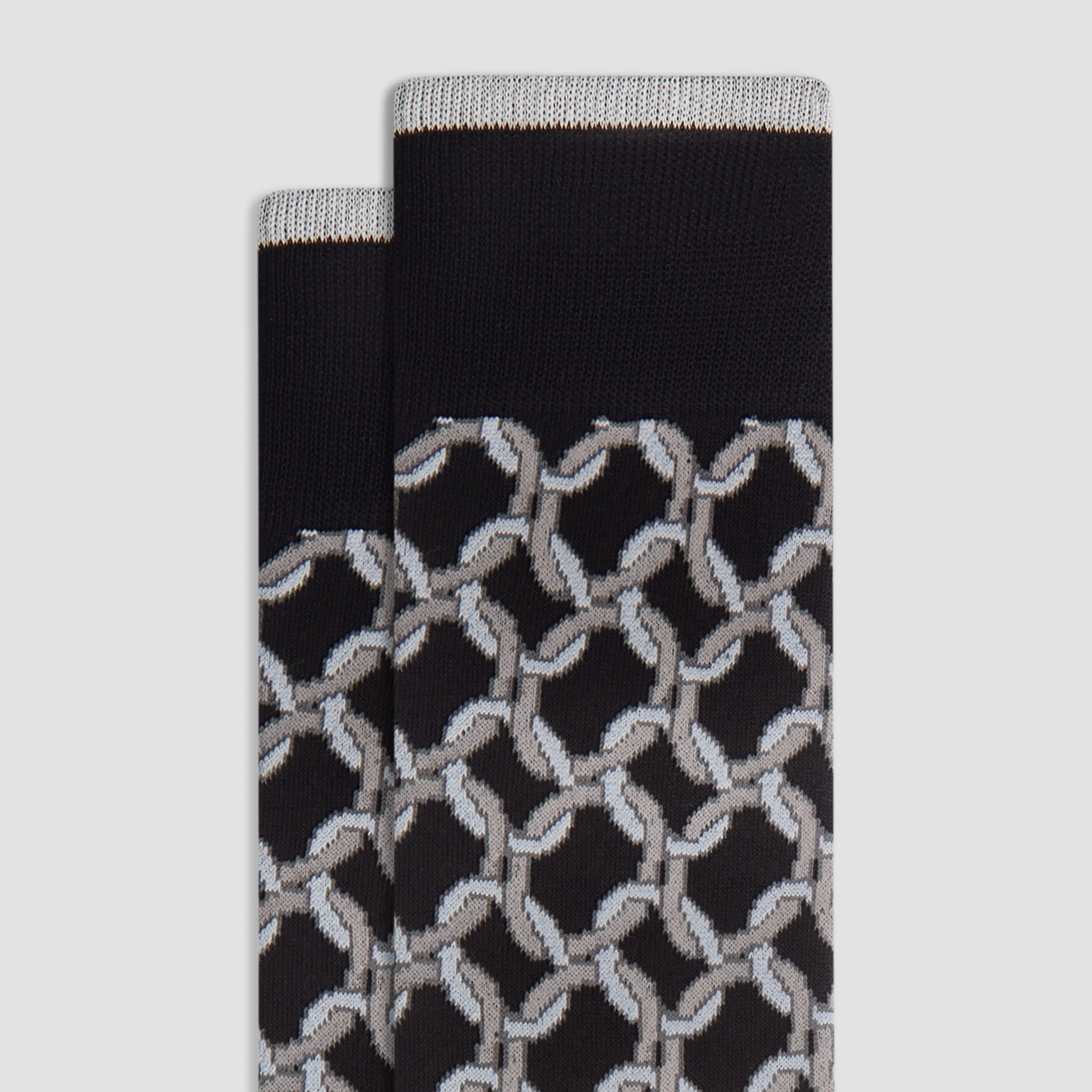 Chain Link Mid-Calf Socks