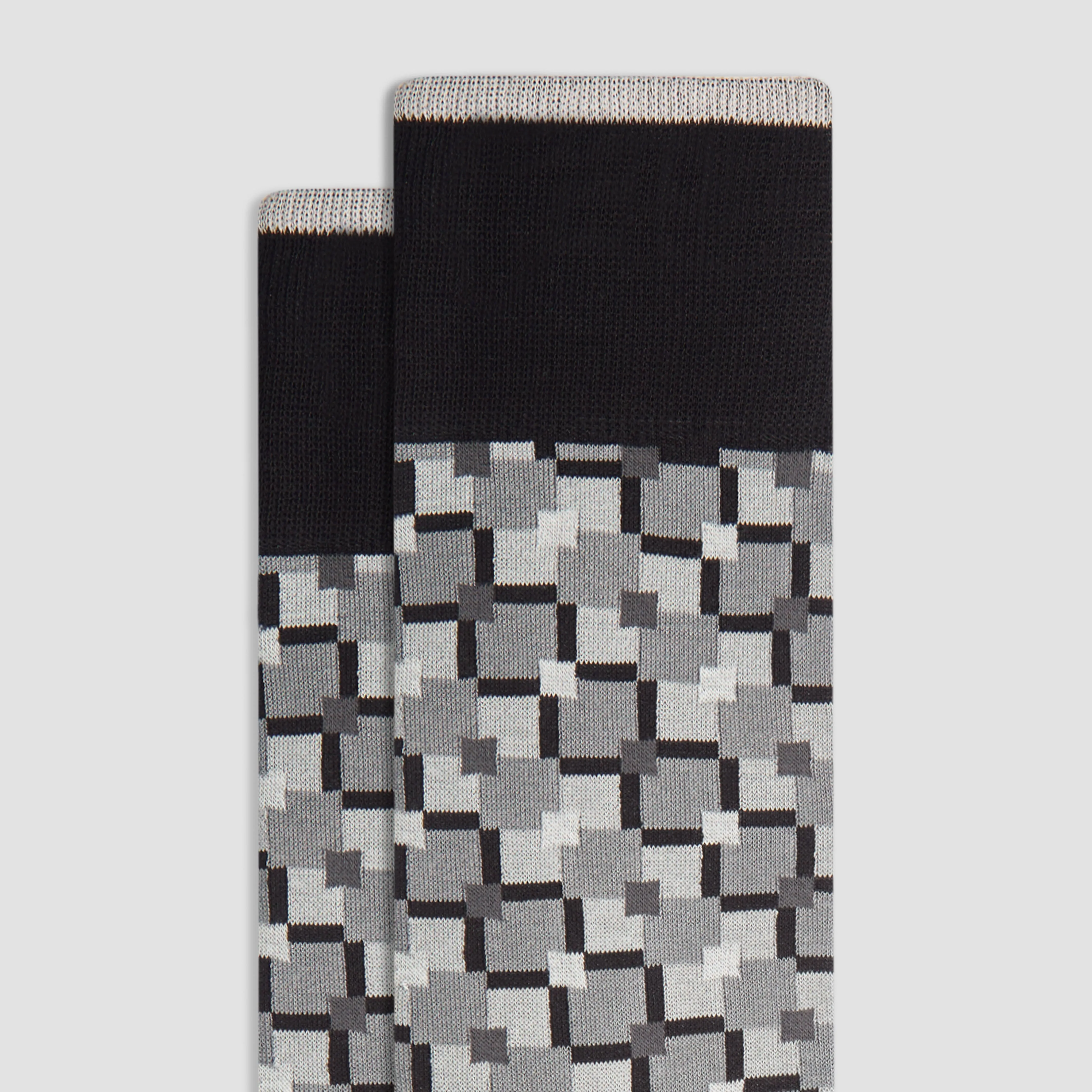 Checkered Mid-Calf Socks